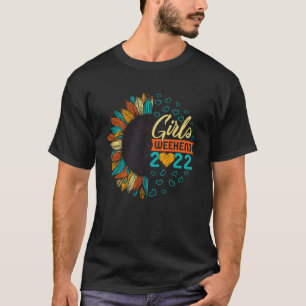 T-shirt Week-end féminin 2022 Matc de tournesol féminin