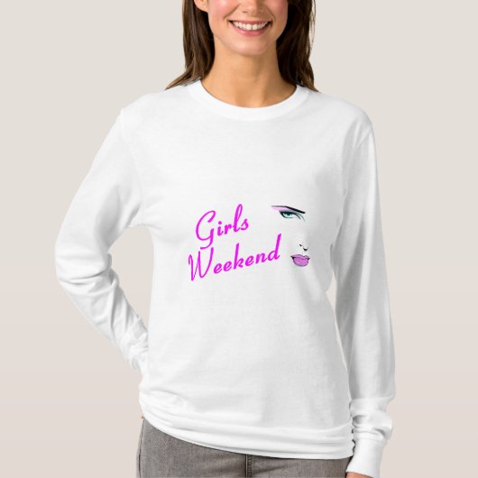 T-shirt Week-end Filles (Face) (Devant)