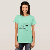 T-shirt Week-end filles (Martini 1) (Devant entier)