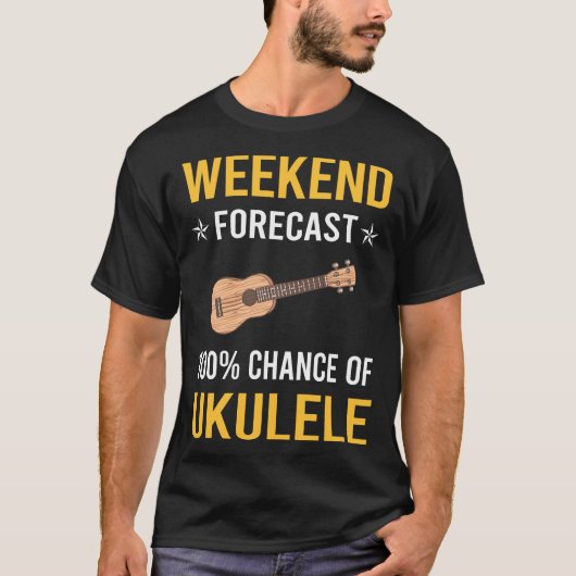 T-shirt Week-end Ukulele (Devant)