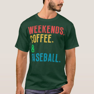 T-shirt Week-ends Café et Baseball 29