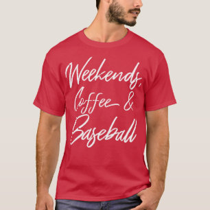 T-shirt Week-ends Café Et Baseball III