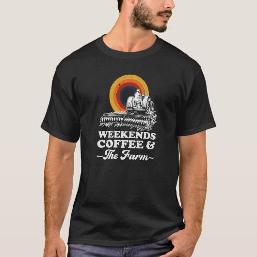 T-shirt Week-ends Café Et La Ferme (Devant)