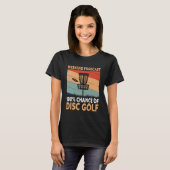 T-shirt Weekend Forecend Disque Golf Lecteur Golfing Golfi (Devant entier)