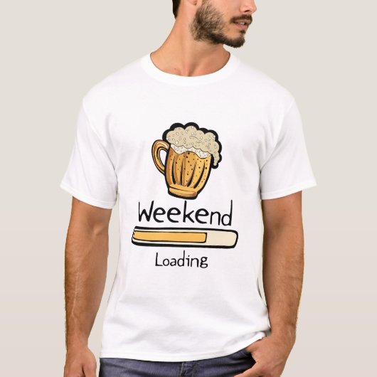T-shirt weekend loading biere alcool humour apero 51 02 (Devant)