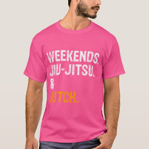 T-shirt Weekends Jiu-Jitsu Et Le Berger Néerlandais Bjj Ca
