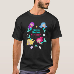 T-shirt Weeki Wachee natation Mermaids Floride Souvenir