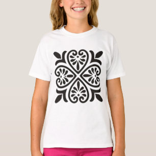 T-shirt Weelderige Damast Mandala T-shirt - Elegan
