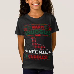 T-Shirt Weenie Christmas Pajama Weiner Ugly Christmas Swea