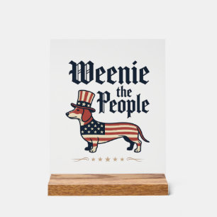 T-Shirt Weenie le Peuple Dachshund Patriotique_1