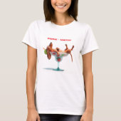 T-SHIRT WEENIE MARTINI DACHSHUND (Devant)