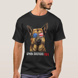 T-shirt Weenie Papa berger allemand papa chien berger alle