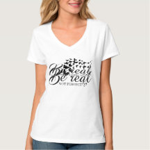 T-shirt Wees echt niet perfect