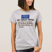 T-shirt WEF Grande Réinitialisation - Leur Plan Pour Effac (Devant)