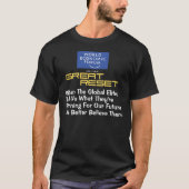 T-shirt WEF - GRANDE RÉINITIALISATION Quand Les élites mon (Devant)