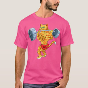 T-shirt Weightlifing Barbell Funny Workout Gym Weightlift
