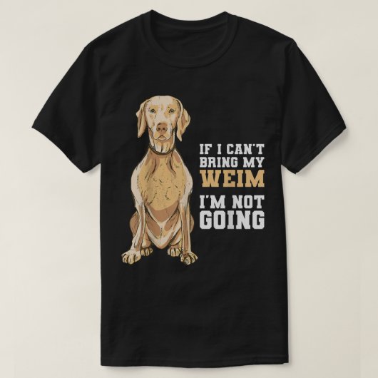 T-shirt Weimaraner (Design devant)