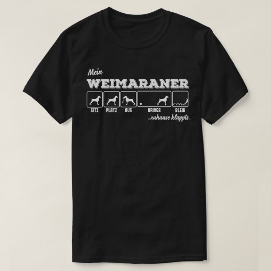 T-shirt Weimaraner 2 (Design devant)