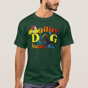 T-shirt Weimaraner Agility Shirts Cadeaux