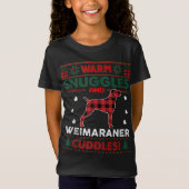 T-Shirt Weimaraner Amoureux des chiens propriétaire Xmas c (Devant)