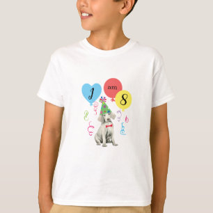 T-shirt Weimaraner Balloons de fête d'anniversaire