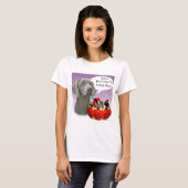 T-shirt Weimaraner Halloween Candy (Devant entier)