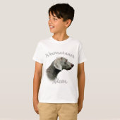 T-shirt Weimaraner Maman 2 (Devant entier)