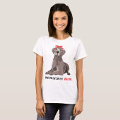 T-shirt Weimaraner Maman Bandana Femmes Weimaraner Chien (Devant entier)
