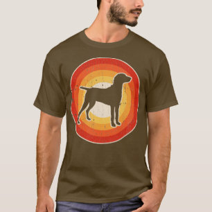 T-shirt Weimaraner Sunset Retro pour Hommes Femmes Garçons
