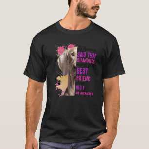 T-shirt Weimeraner Sont Une Fille Meilleur Ami Chien Maman