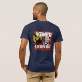 T-shirt weiner pour le président (Dos entier)