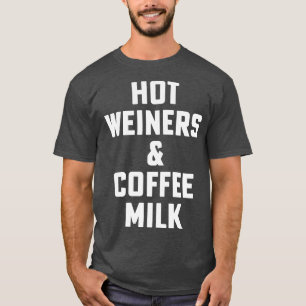 T-shirt Weiners Chauds Et Lait De Café Rhode Island Food 3