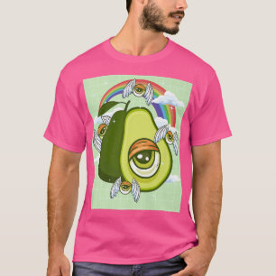 T-shirt Weirdcore esthétique Kawaii Avocado Eyeb à l'oeil