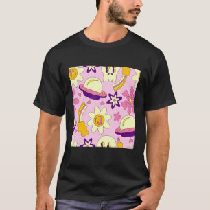 T-shirt Weirdcore Kidcore Trippy esthétique Sourire heureu