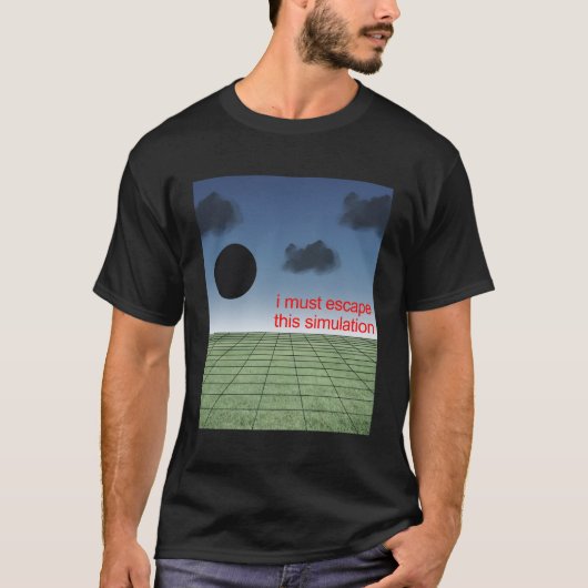T-shirt Weirdcore Simulation esthétique Gamer Nostalgiacor (Devant)