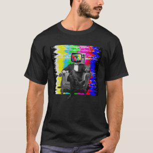 T-shirt Weirdcore Tv esthétique Chef Surreal Kidcore Dream