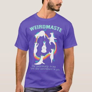 T-shirt Weirdmaste Définition Méditant Unicorn Funny