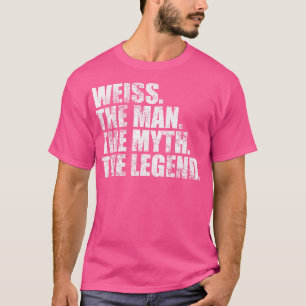T-shirt Weiss Nom de famille Weiss nom de famille Weiss no