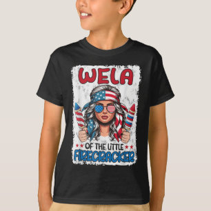 T-shirt Wela de la petite pétard patriotique 4 juillet 