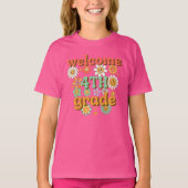 T-SHIRT WELCOME 4TH GRADE  BACK TO SCHOOL FIRST DAY SCHOOL (Devant)