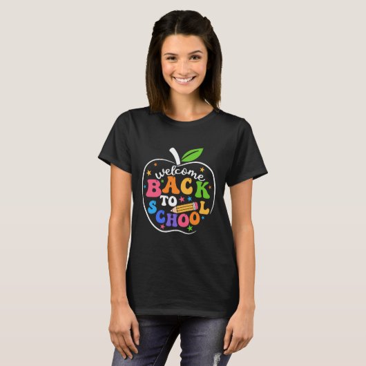 T-shirt Welcome Back I'm Glad You're Here Back To School T (Devant entier)