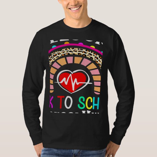 T-shirt Welcome Back To School Nurse First Day Of School (Devant)