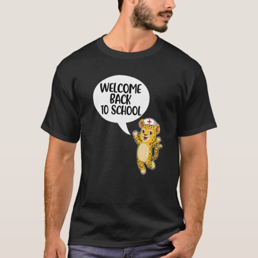 T-shirt Welcome Back To School Nurse First Day Of School L (Devant)