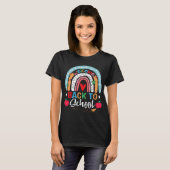 T-shirt Welcome Back To School Rainbow First Day of School (Devant entier)