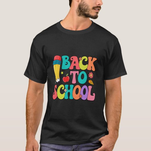 T-shirt Welcome Back To School Teacher First Day Of School (Devant)