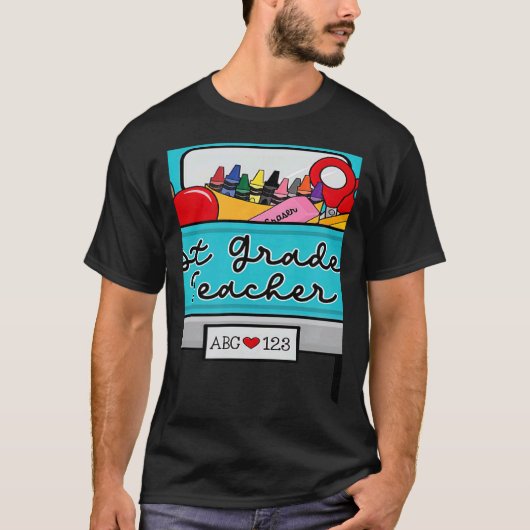 T-shirt Welcome Back to School With Truck 1st Grade Teache (Devant)