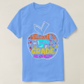 T-shirt Welcome to 5th Grade Back To School Teacher and St (Design devant)