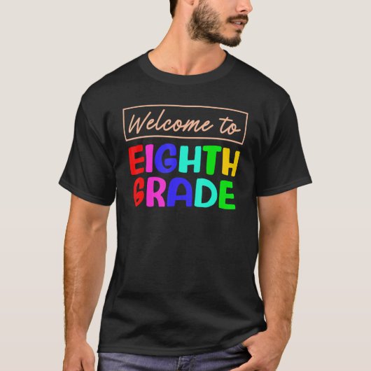 T-shirt Welcome To 8th Grade 1st Day of School Teacher Stu (Devant)