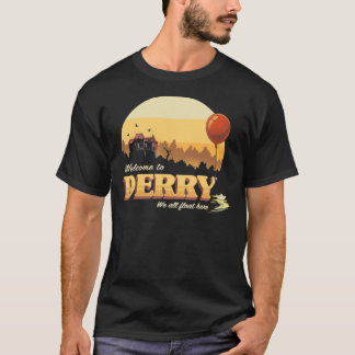 T-shirt Welcome to Derry - IT Terror Movie Book - Horror K