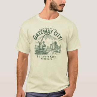T-shirt Welcome to the Gateway City St. Louis City Missour